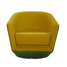 Unique Design U-turn Fabric Swivel Chair